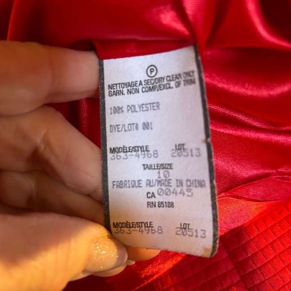 ✨🎄✨ LOUBEN RED BLAZER Size 10 NWOT - Picture 8 of 8